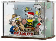 Snoopy Baseball Time Wooden Mini Scene