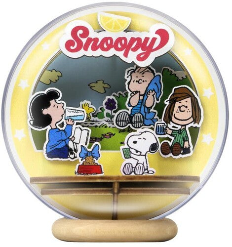 Snoopy Picnic Party Wooden Crystal Ball