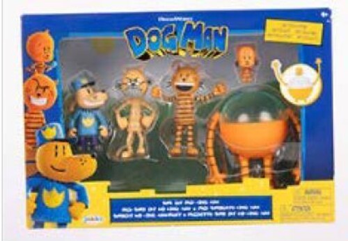 Dog Man 2.5In Figure Multipack W2