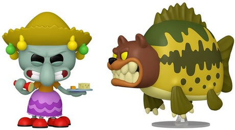 Pop Animation Spongebob Squidward & Sea Bear 2Pk, Pop Animation Spongebob Squarepants, Collectibles