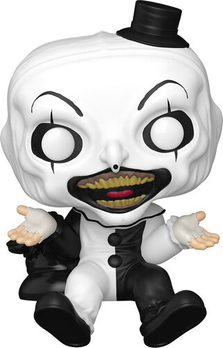 Pop Horror Sitters Terrifier Art The Clown Sit, Pop Movies Terrifier Mhorror Sitters, Collectibles