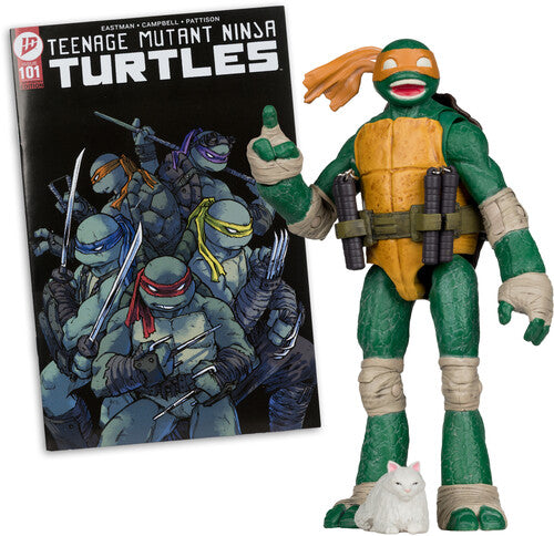 Tmnt 5In Figure With Comic Wv2 - Michelangelo, Tmnt 5In Figure With Comic Wv2 - Michelangelo, Collectibles