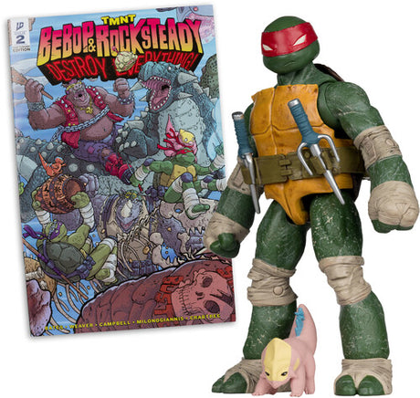 Tmnt 5In Figure With Comic Wv2 - Raphael, Tmnt 5In Figure With Comic Wv2 - Raphael, Collectibles