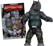 Tmnt 5In Figure With Comic Wv2 - Rocksteady