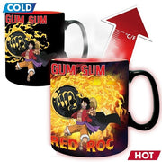 One Piece - Mug Heat Change-460 Ml-Luffy Vs Kaidou