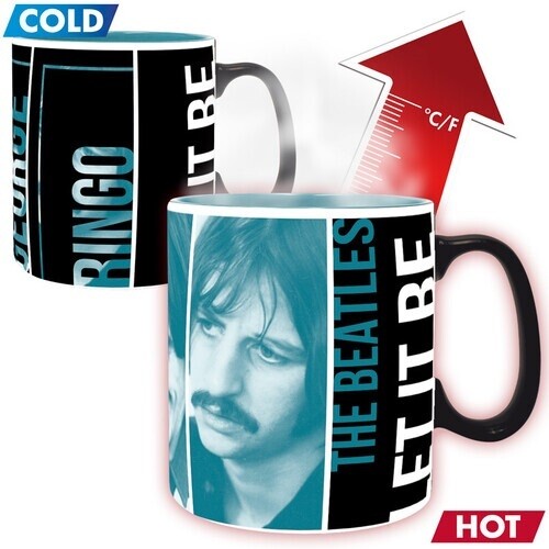 The Beatles - Mug Heat Change - 16Oz. - Let It Be