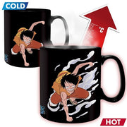 One Piece - Mug Heat Change - 460 Ml - Luffy & Ace