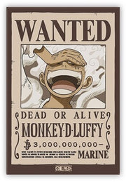 One Piece - Standard Magnet - Wanted Luffy X4