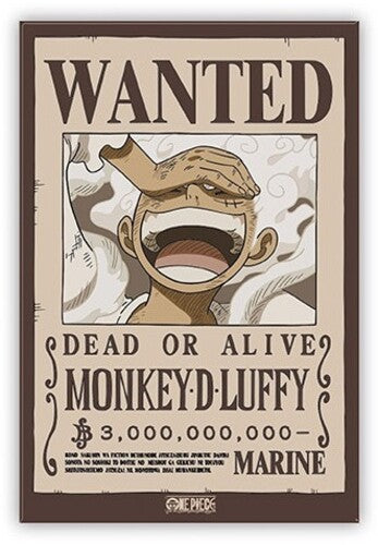 One Piece - Standard Magnet - Wanted Luffy X4