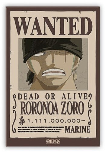One Piece - Standard Magnet - Wanted Zoro X4