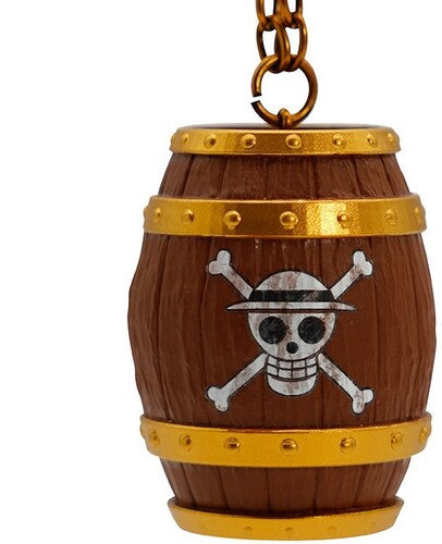 One Piece - Keychain 3D Barrel X4, One Piece - Keychain 3D Barrel X4, Collectibles