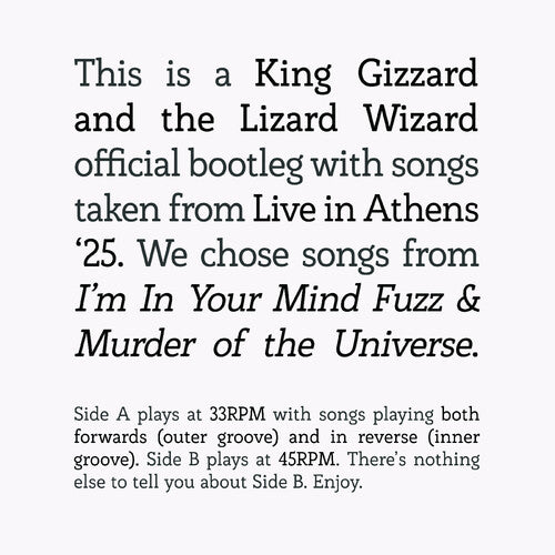 I'm In Your Mind Fuzz / Murder Of The Universe