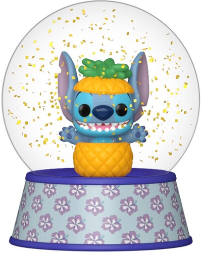 Pop Mini Glitter Globe Stitch Stitch In Pineapple, Pop Mini Glitter Globe Stitch, Collectibles