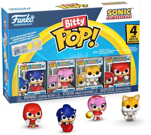 Bitty Pop Sonic Sonic 4Pack