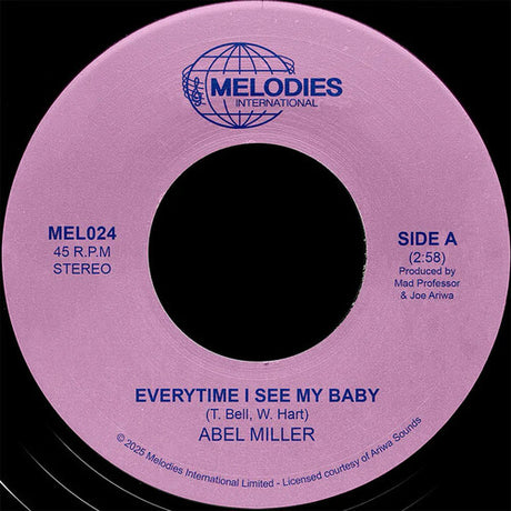 Everytime I See My Baby, Abel / Mad Professor Miller, 7"