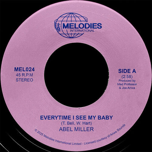 Everytime I See My Baby, Abel / Mad Professor Miller, 7"