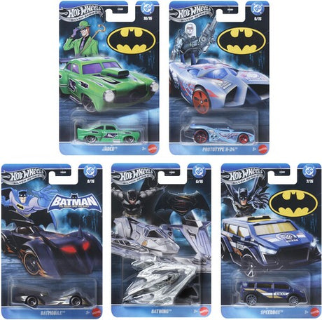 Hw 1 64 Silver Series Batman 10 Piece T Asrt, Hot Wheels, Collectibles