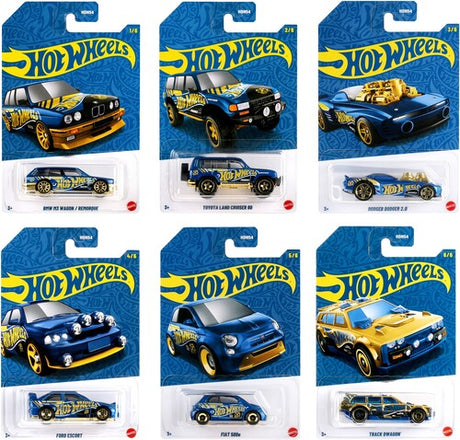 Hw Basics 1 64 Anniversary Purple Gold K Asrt, Hot Wheels, Collectibles