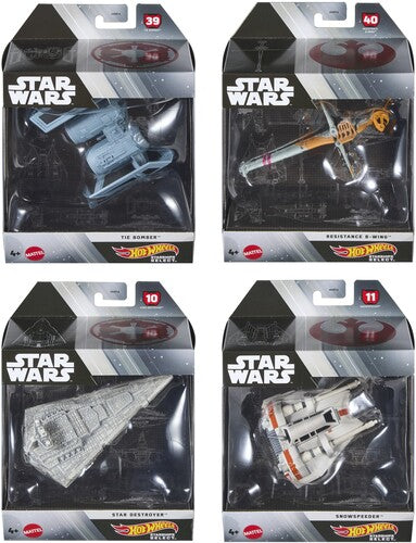 Hw Premium Star Wars Starships 5 Piece G Asrt, Hot Wheels Premium, Collectibles
