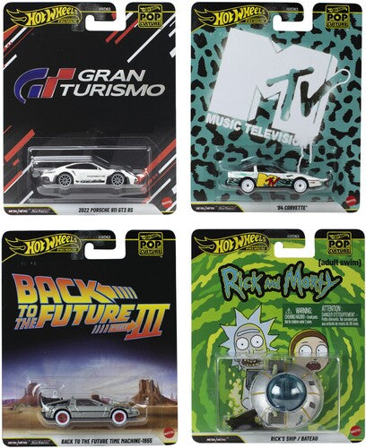 Hw Premium 1 64 Pop Culture 10 Piece P Asrt, Hot Wheels Premium, Collectibles