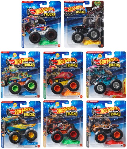 Hot Wheels Monster Trucks 1 64 8 Piece A Asrt, Hot Wheels Monster Trucks, Collectibles
