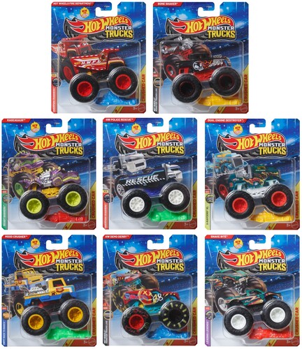 Hot Wheels Monster Trucks 1 64 8 Piece B Asrt