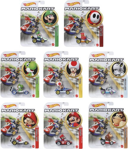 Hot Wheels 1 64 Mario Kart 8 Piece B Asrt