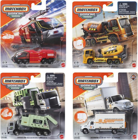 Matchbox Real Working Rigs 6 Piece G Asrt, Matchbox Real Working Rigs, Collectibles