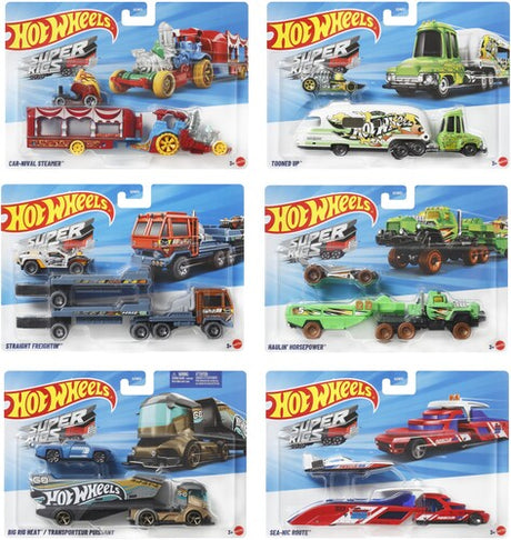 Hot Wheels Super Rigs 6 Piece G Asrt, Hot Wheels, Collectibles