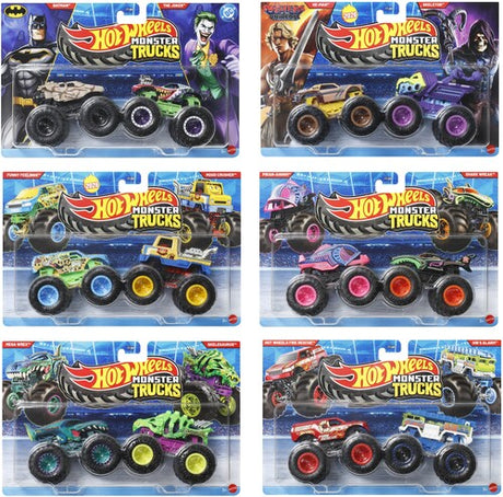 Hw Monster Trucks 1 64 Demo Doubles 2Pk C Asrt, Hot Wheels Monster Trucks, Collectibles