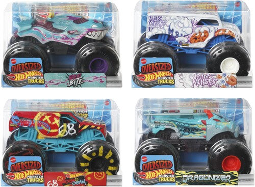 Hot Wheels Monster Trucks 1 24 4 Piece E Asrt, Hot Wheels Monster Trucks, Collectibles