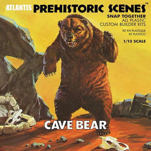 Prehistoric Scenes Cave Bear 1/13 Scale Model Kit