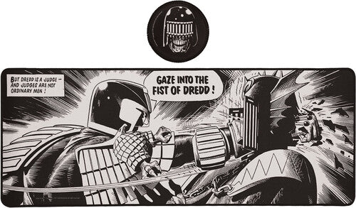 2000 Ad Judge Dredd Xl Desk Pad And Coaster Set