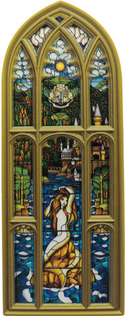 Harry Potter Mermaid Stained Glass Resin Plaque