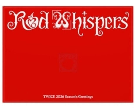 2026 Season's Greetings - Red Whispers - Special, Twice, Collectibles