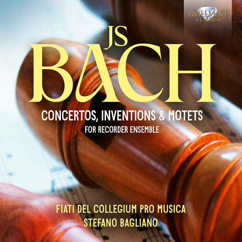 J.S. Bach: Cons Inventions & Motets For Recorder