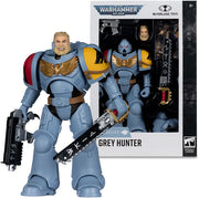 Warhammer 40K 7In Fig W12 Space Wolves Grey Hunter
