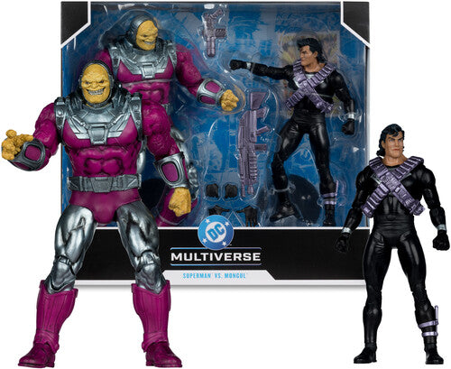 Dc Multiverse 7In W/ Megafig 2Pk Mongul V Superman