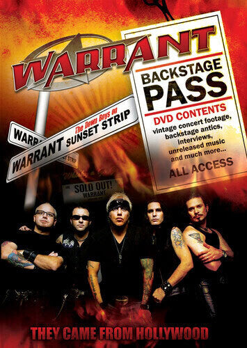 They Came From Hollywood, Warrant, DVD