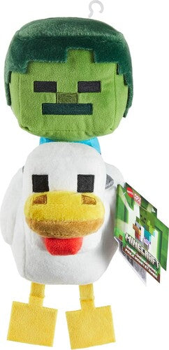 Deluxe 8In Zombie Chicken Jockey Plush