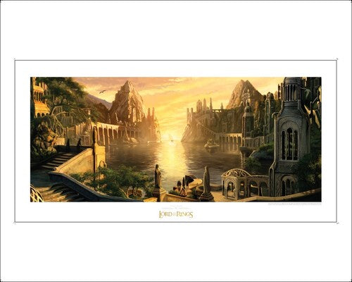 Art Print - The Grey Havens, Art Print - The Grey Havens, Collectibles