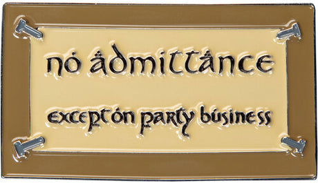 Fridge Magnet (Enamel) - No Admittance, Fridge Magnet (Enamel) - No Admittance, Collectibles