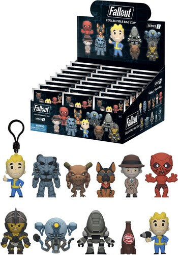 Fallout Series 1 - 24Pc 3D Foam Bag Clip Blind Box