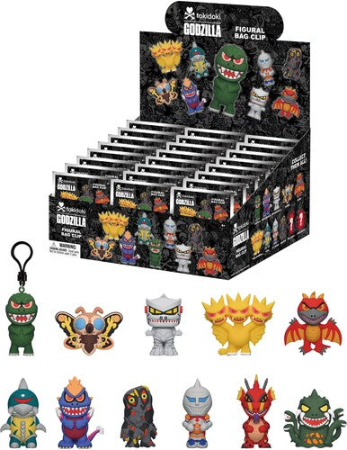 Tokidoki X Godzilla S1 - 24Pc 3D Foam Bag Clip Bli