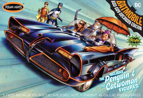 1966 Batmobile W/Catwoman & Penguin Figures