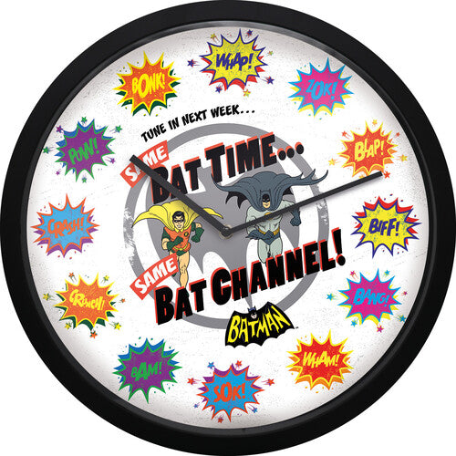 Dc Batman Bat Time Wall Clock