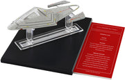 Star Trek Library Die-Cast Ship And Book Voyager-J