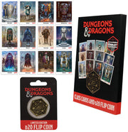 D&D Class Cards And D20 Flip Coin