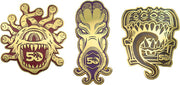 D&D 50Th Anniversary Set Of 3 Pin Badges