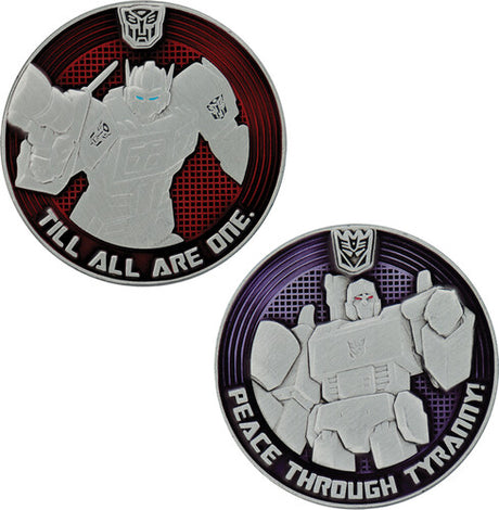 Transformers G1 Autobots V Decepticons Ltd Ed Coin, Transformers G1 Autobots V Decepticons Ltd Ed Coin, Collectibles